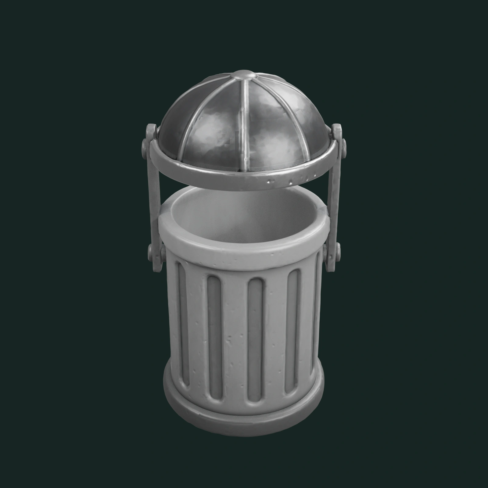 Covered Outdoor Waste Bin — vista 2