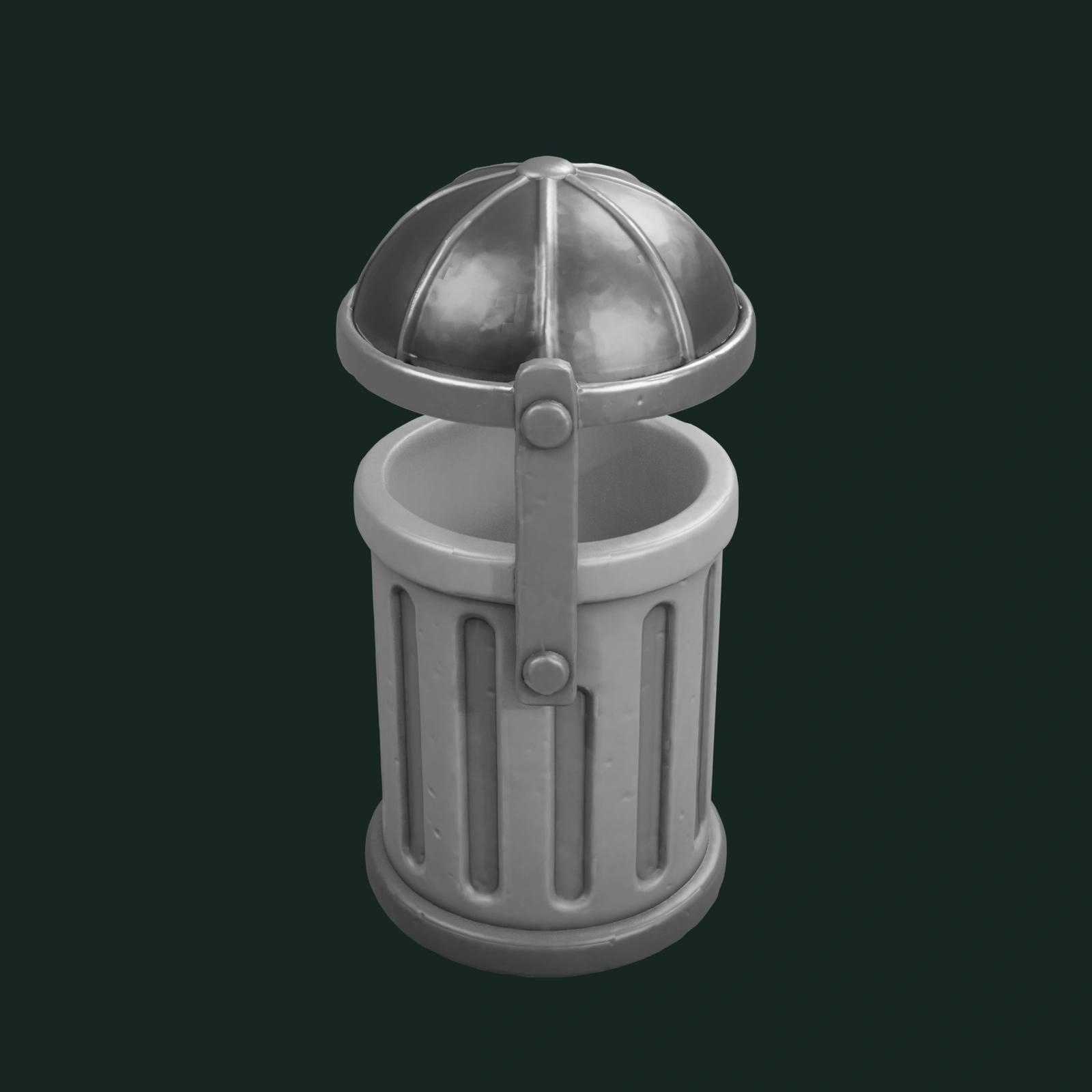 Covered Outdoor Waste Bin — vista 3