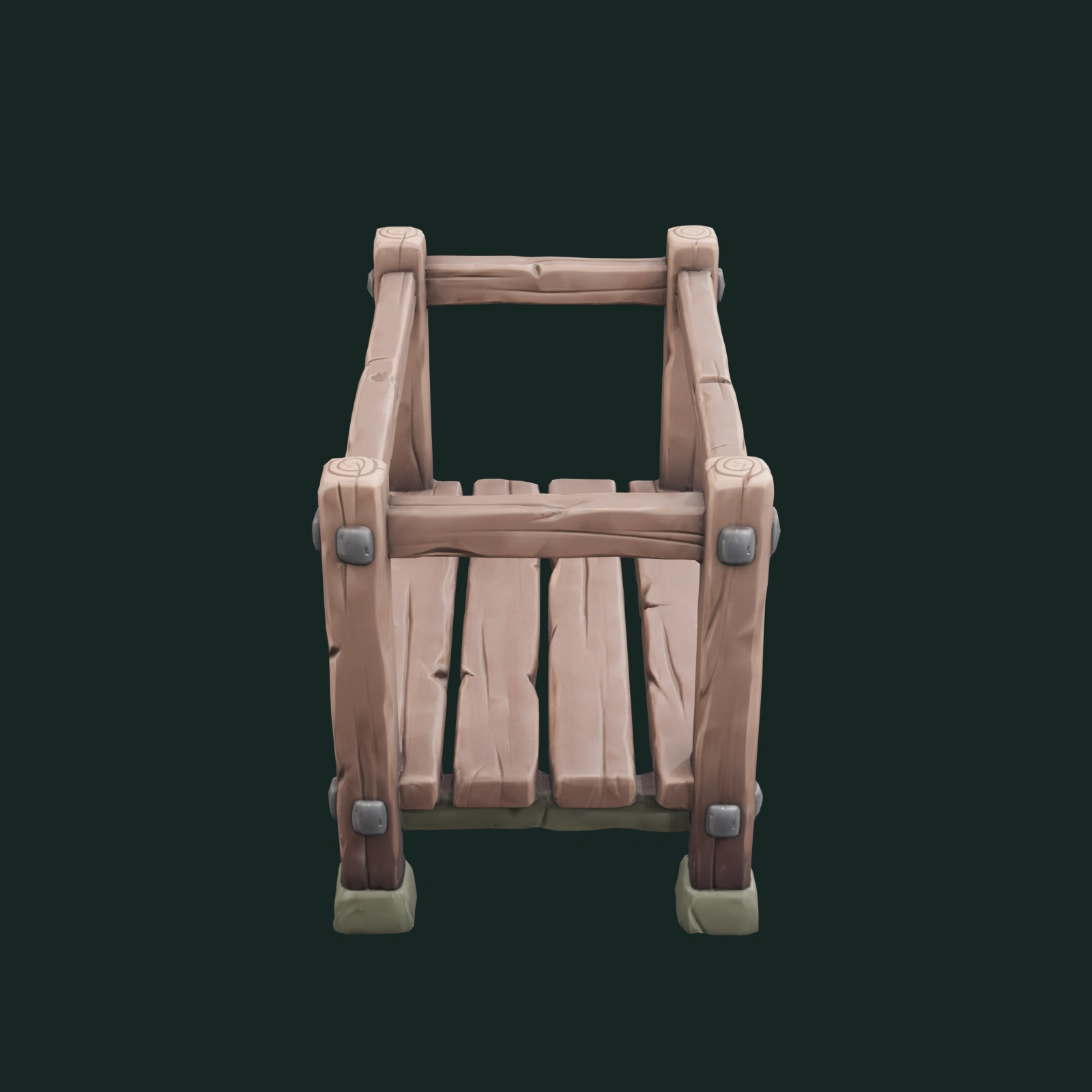 Firewood Storage Rack — vista 3