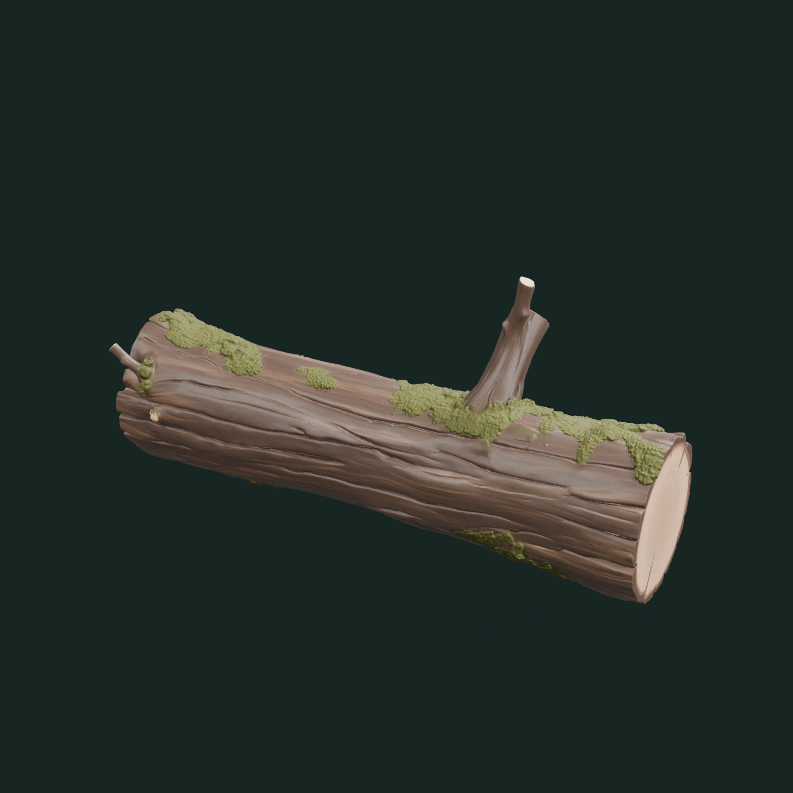 Fallen Woodland Log