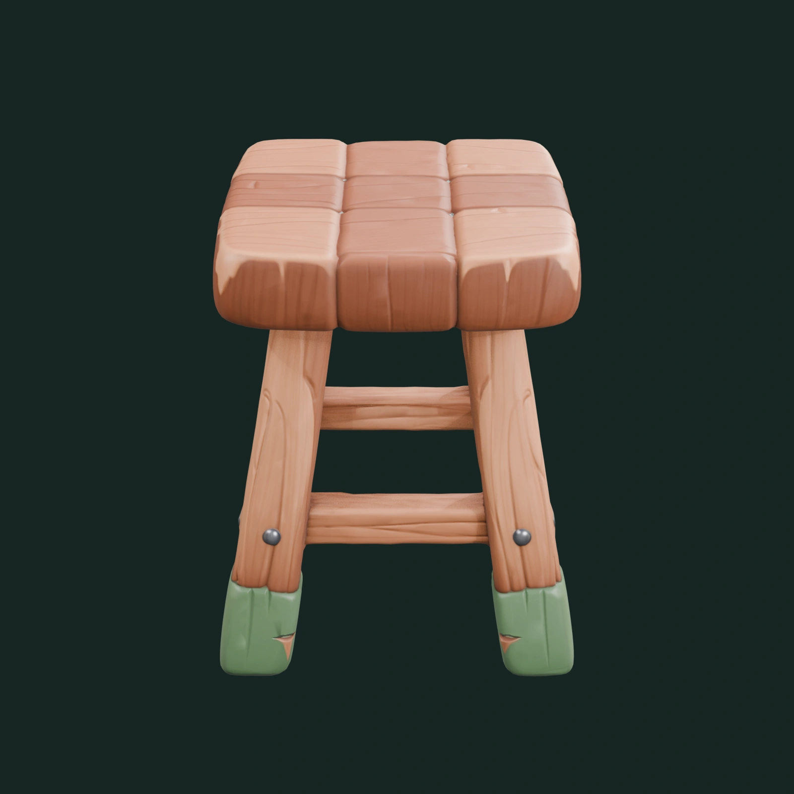 Wooden Camp Stool — vista 3