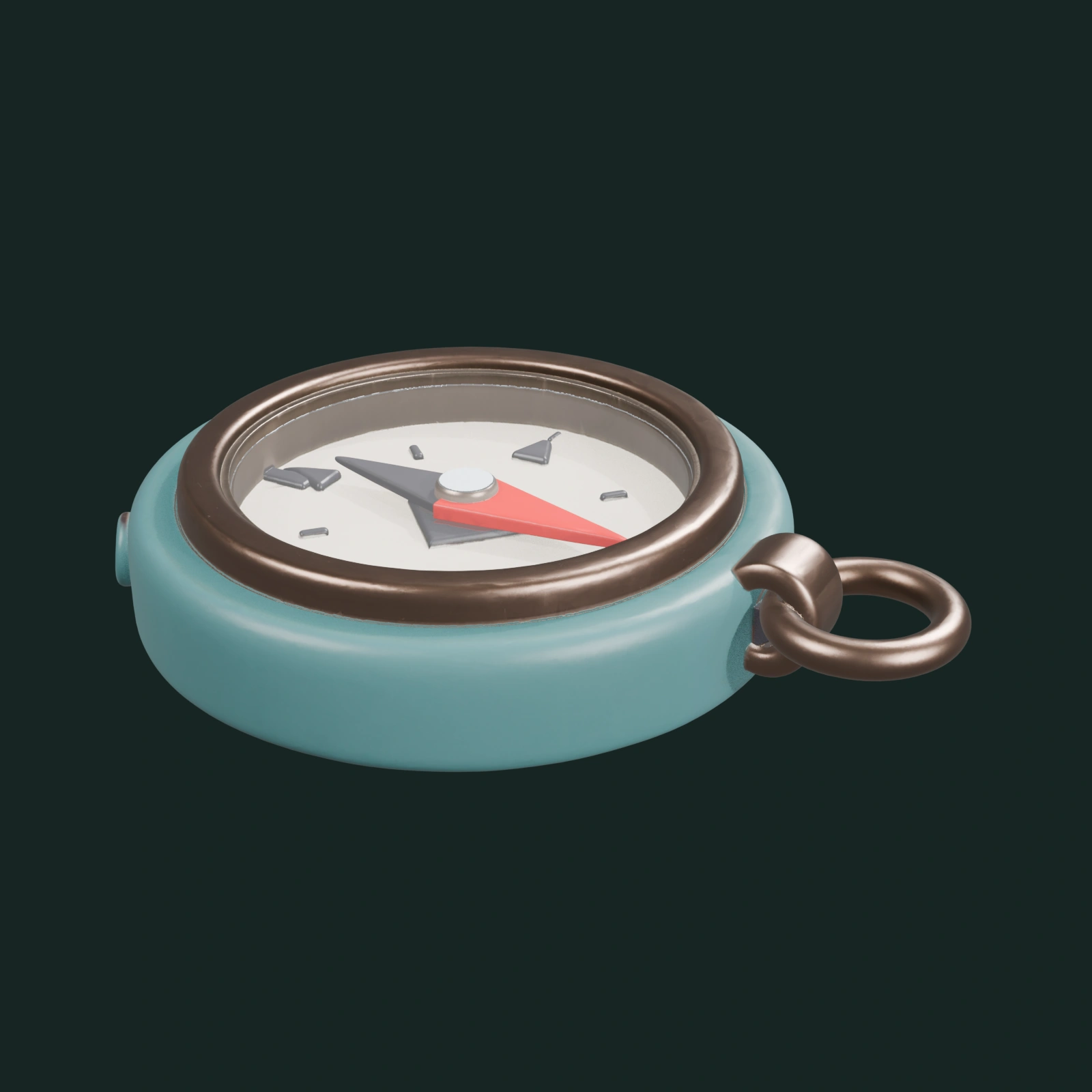 Outdoor Compass — render textured