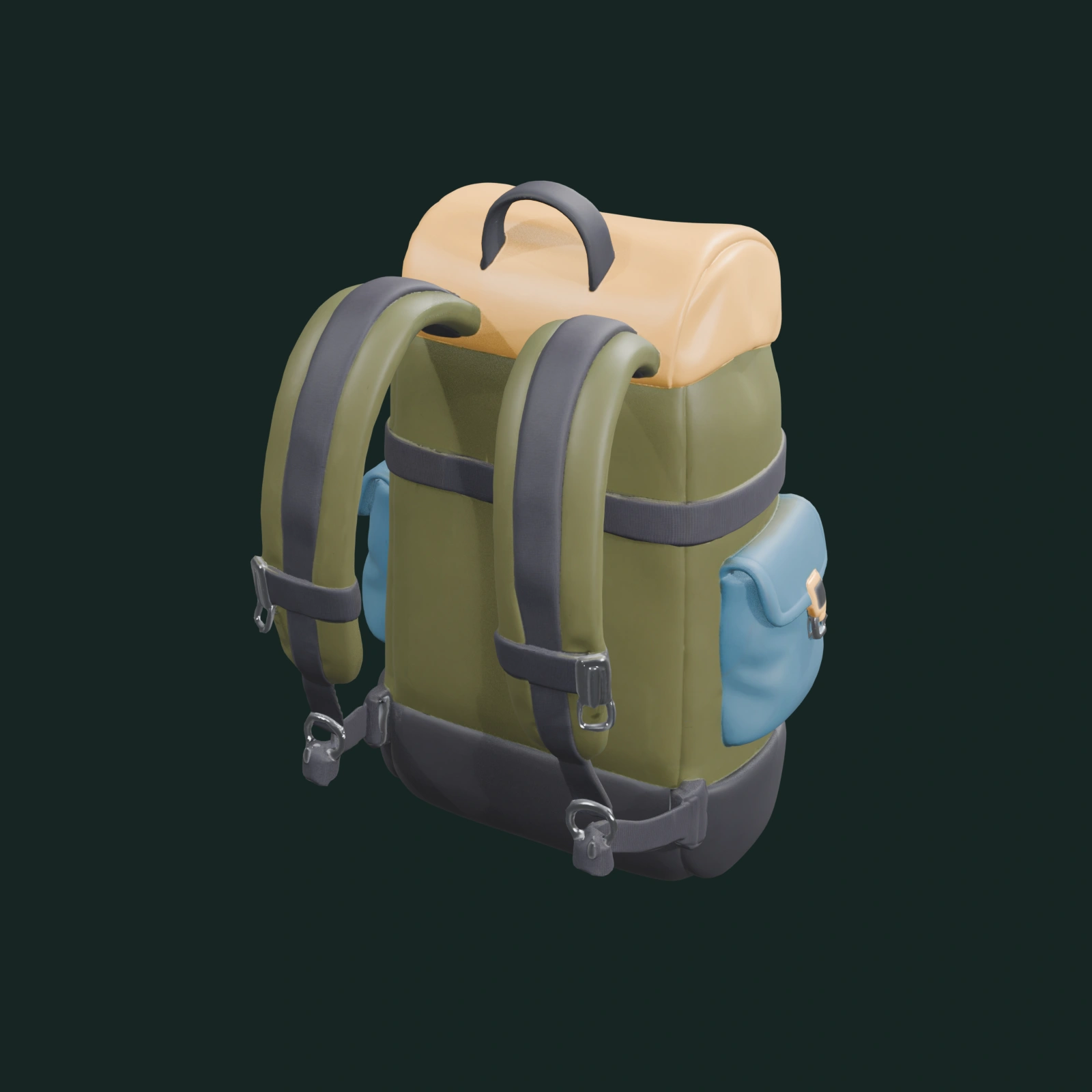Large Hiking Backpack — vista 3