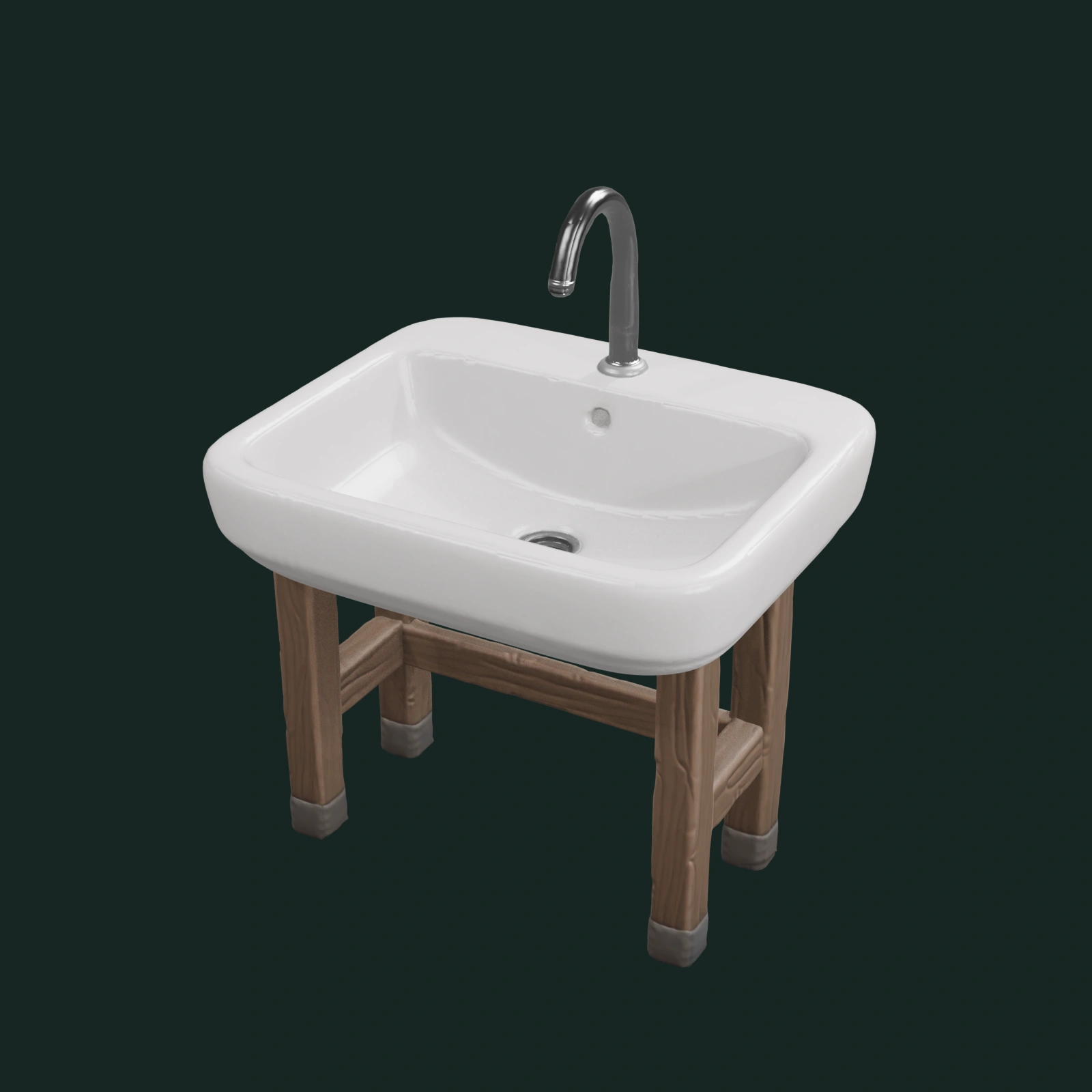 Outdoor Wash Basin — render textured