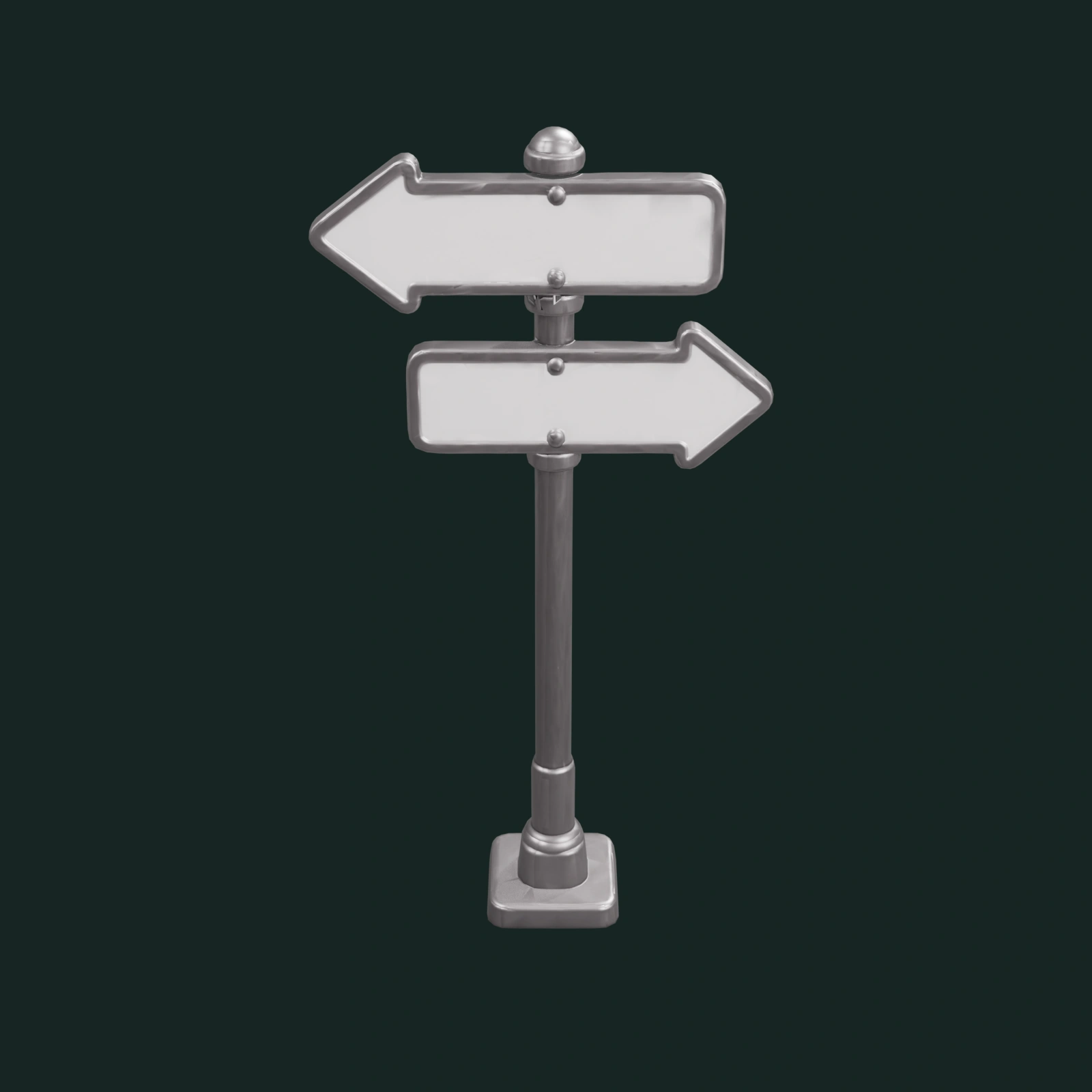 Wooden Direction Sign — vista 2